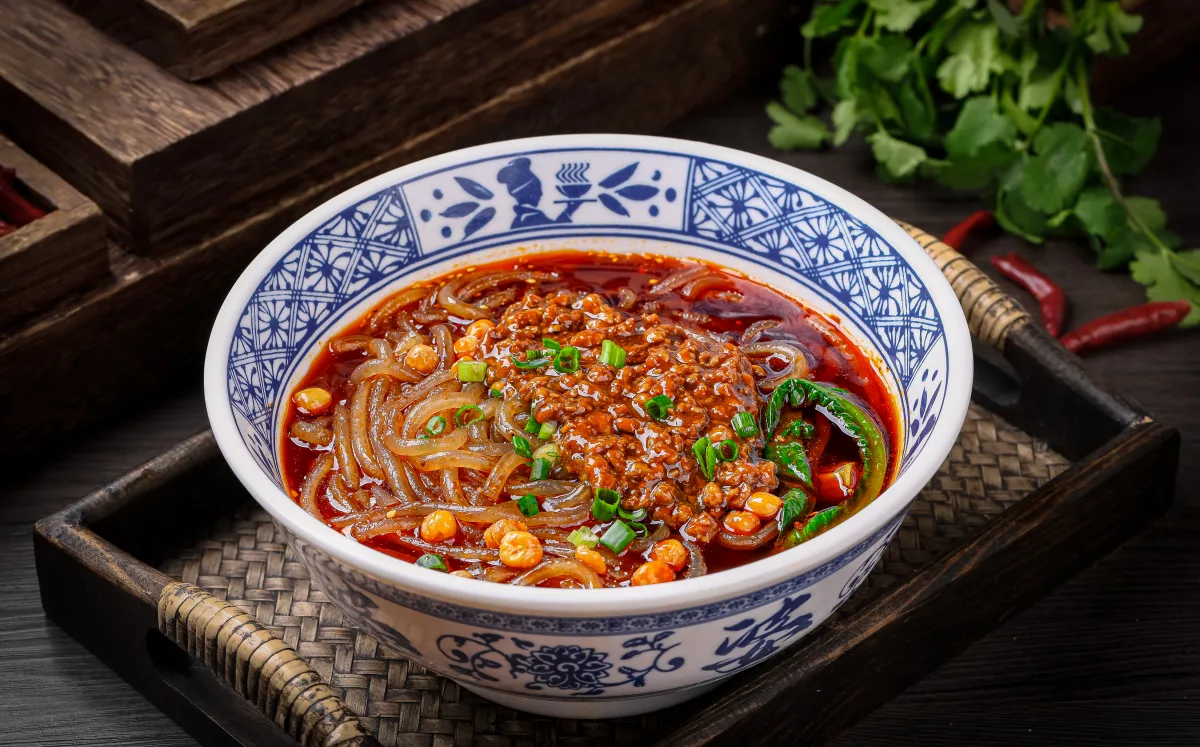 ZaJiang Hot and Sour Glass Noodles