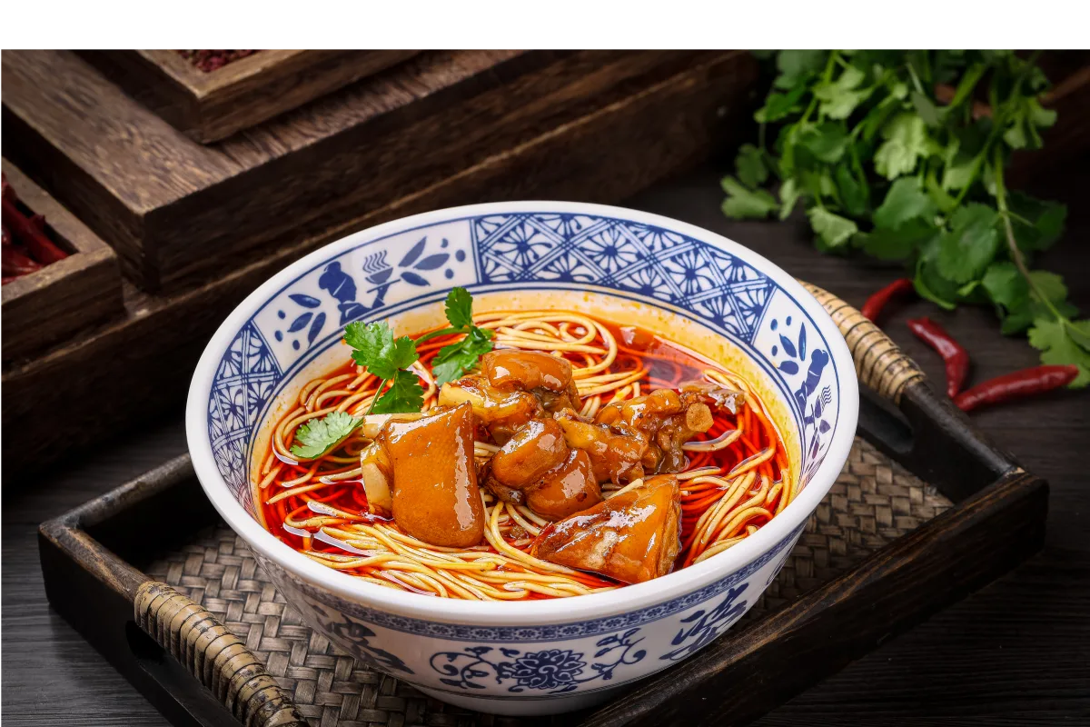Mala Pork Trotter Noodles