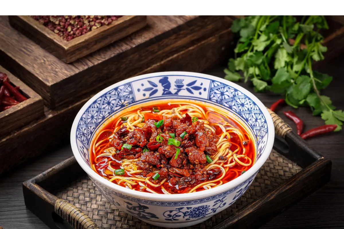 Sichuan Spicy Chicken Noodles